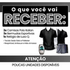 [Pague 2, Leve 3] Camisa Polo Casual Italian em Seda Gelo e Poliéster + BRINDES: 3 Bermudas e Relógio
